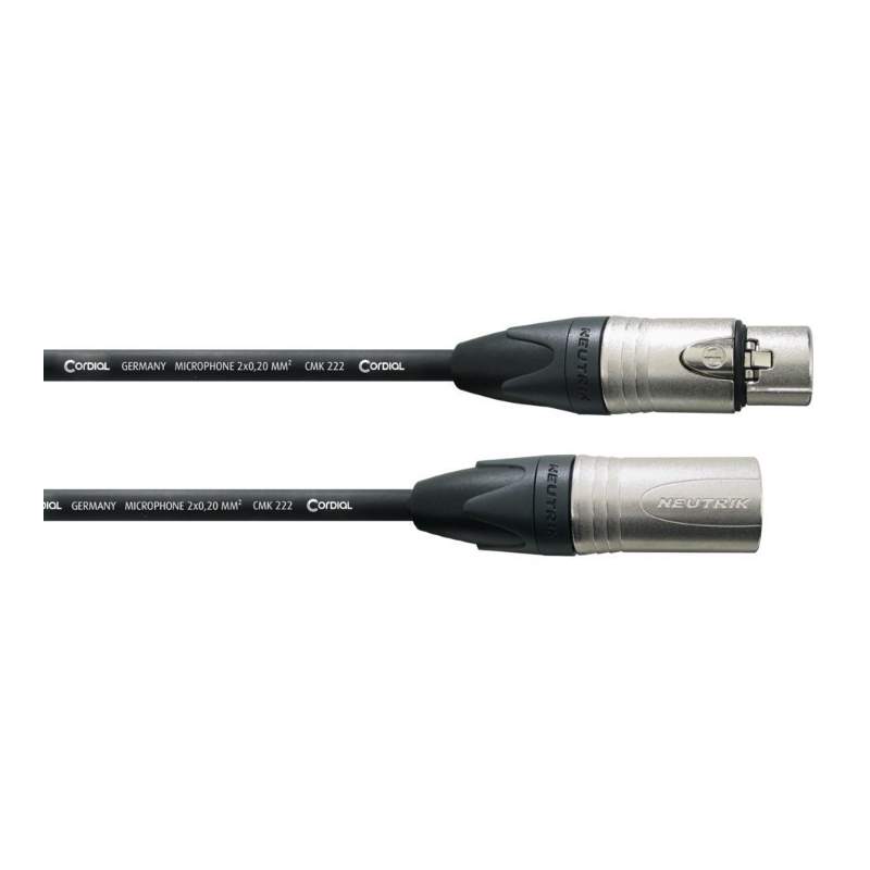 CORDIAL CPM5FM MICROPHONE 5m SELECT CORDIAL