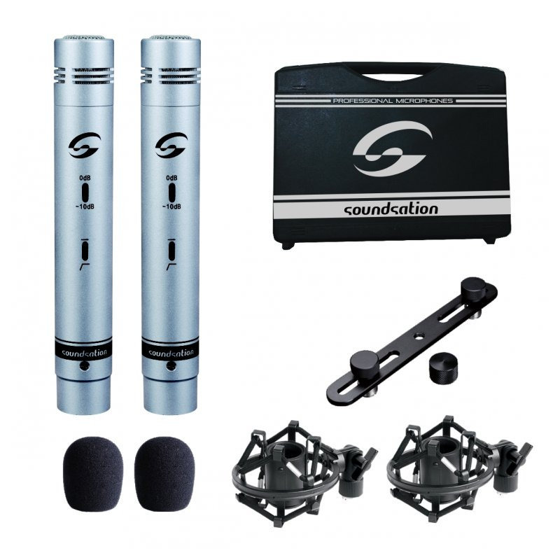 SOUNDSATION K2 TWIN MATCHED CONDENSER MIC SET N835N