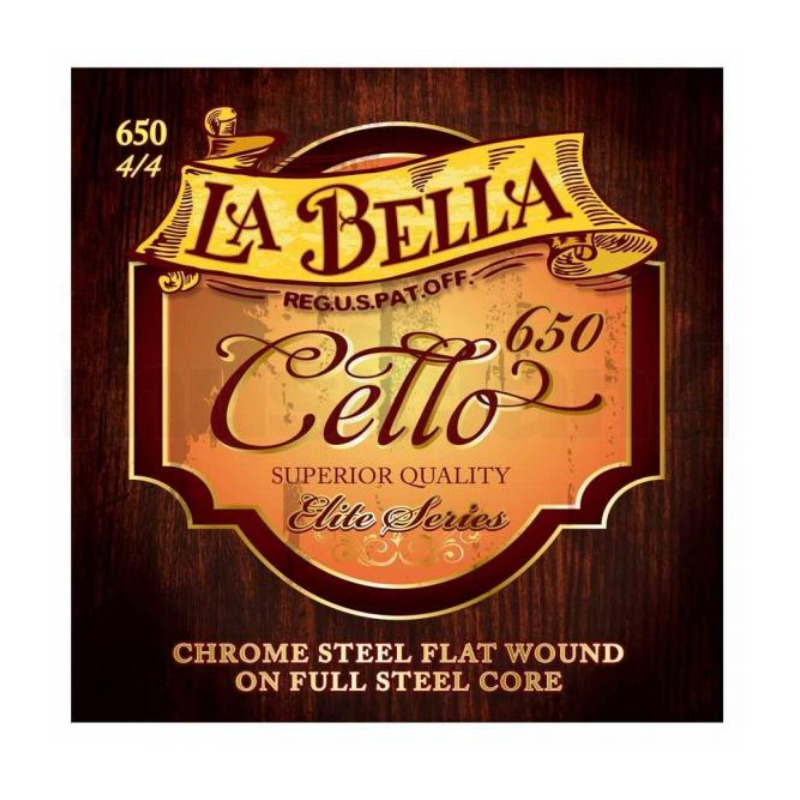LA BELLA CELLO STRINGS 650 FLT WD