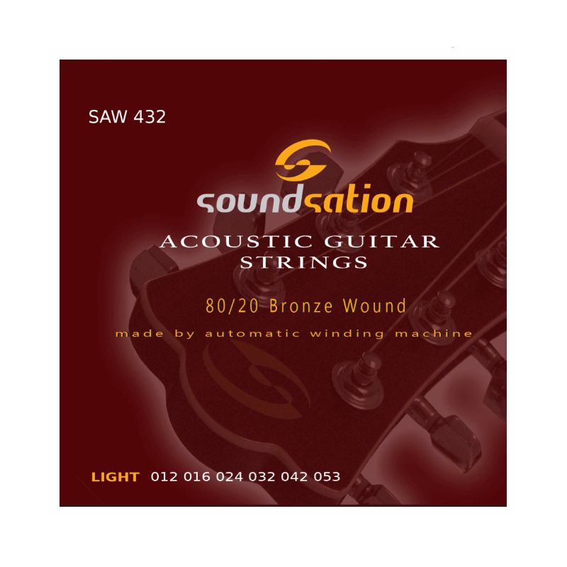 SOUNDSATION SAW432 ACOUSTIC 0.12 SET STRINGS SOUNDSATION SAW432 ACOUSTIC 0.12 SET STRINGS