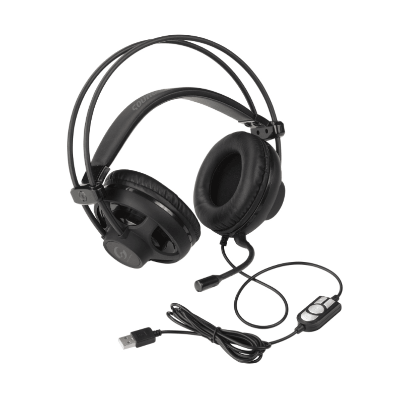 SOUNDSATION MH-80U MULTIMEDIA USB HEADPHONES MIC