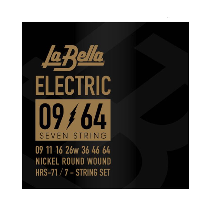 HRS-71 Nickel Rounds – 7-String ELECTRIC , 009-064