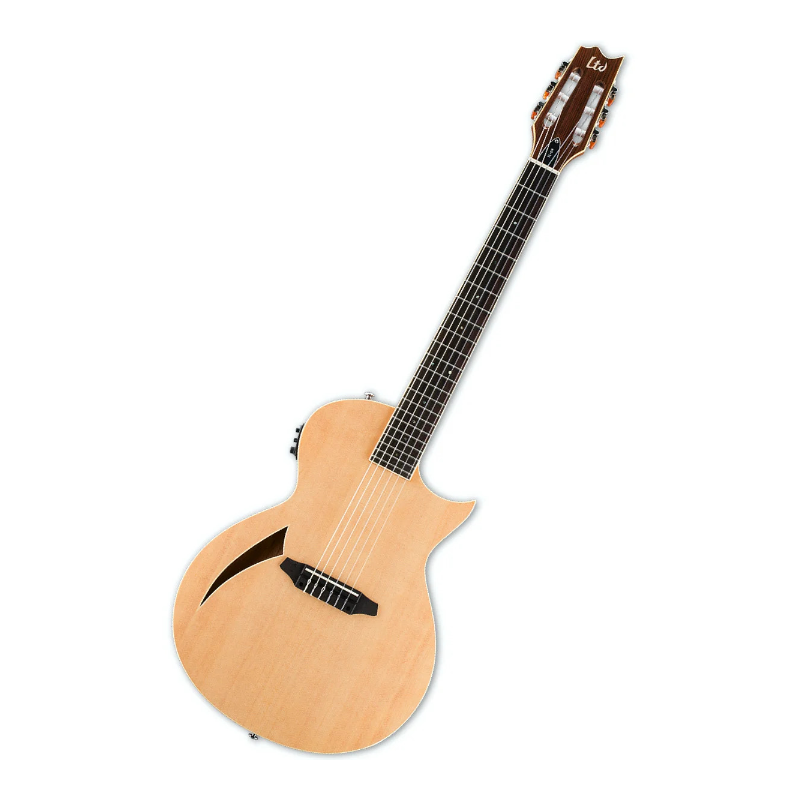 LTD TL-6N NYLON STRING NATURAL Thinline Transducer-Electric Series