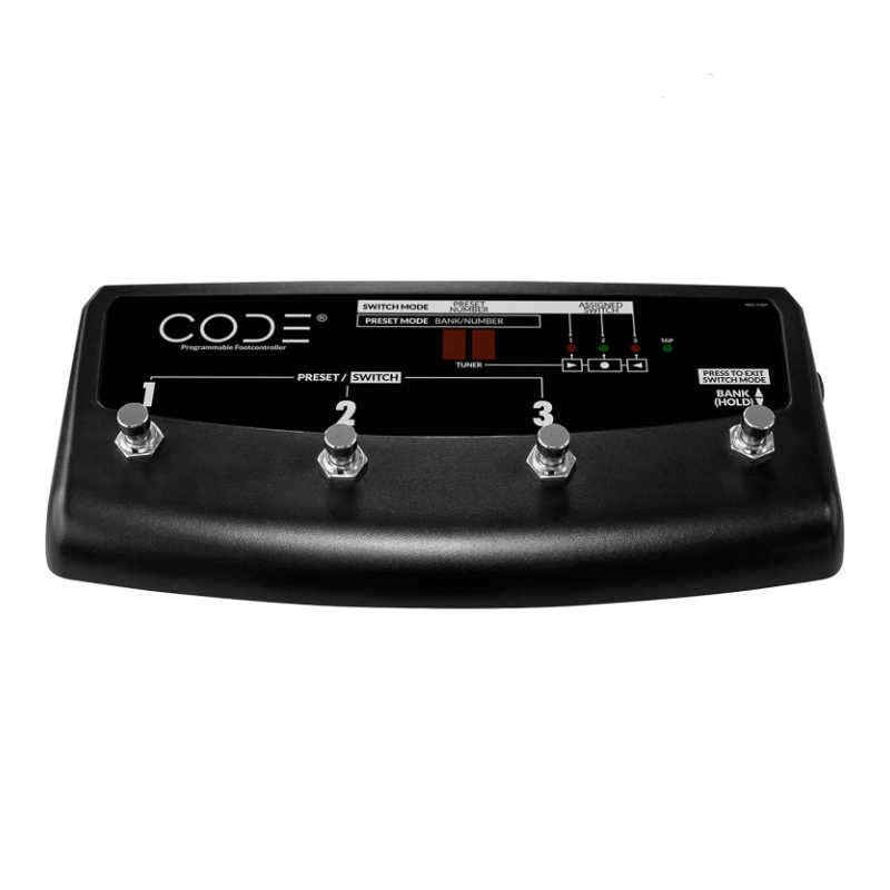 CODE 4 WAY PROGRAMMABLE FOOTSWITCH MARSHALL