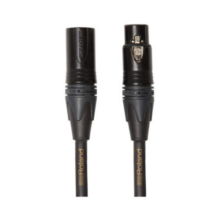 ROLAND RMCG10 3M MICROPHONE GOLD CABLE