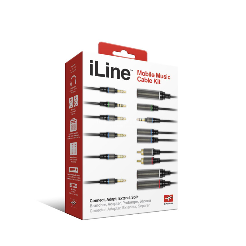 IK Multimedia iLine-KIT Mobile Music Cable Kit
