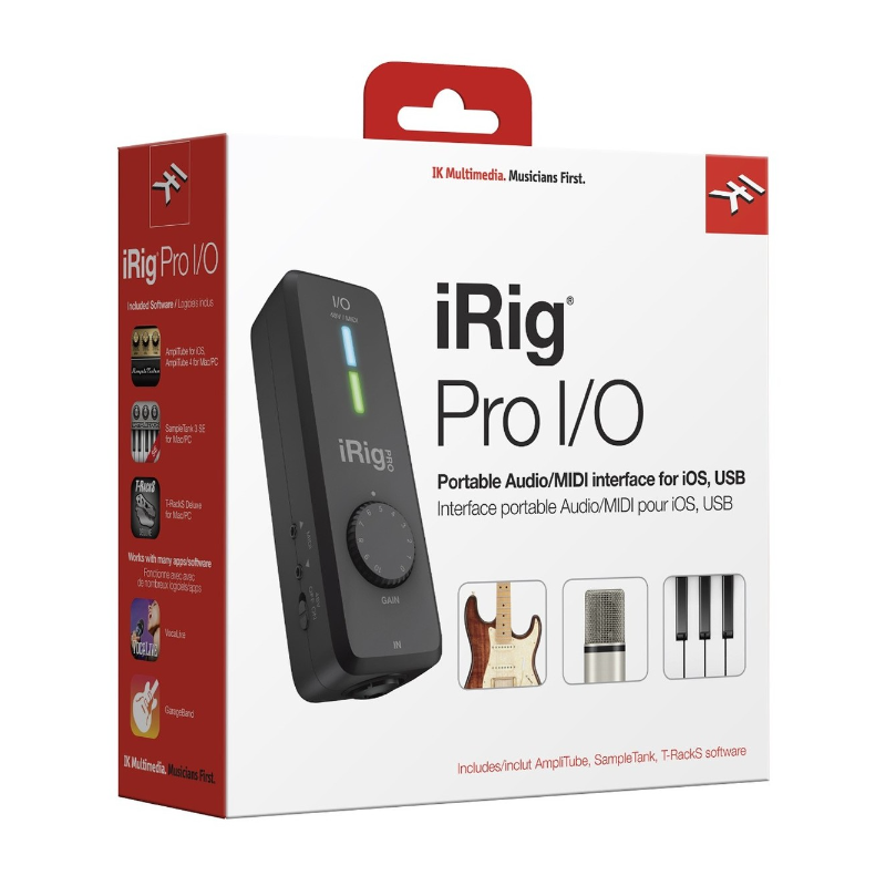 IK MULTIMEDIA Universal Audio And MIDI Interface For Mobile Devices And Computers IRIGPROI/0