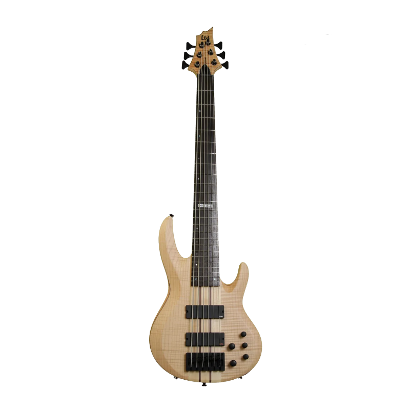 LTD B-1006 Neck-Thru 5pc Maple-Walnut-Ebony Bass
