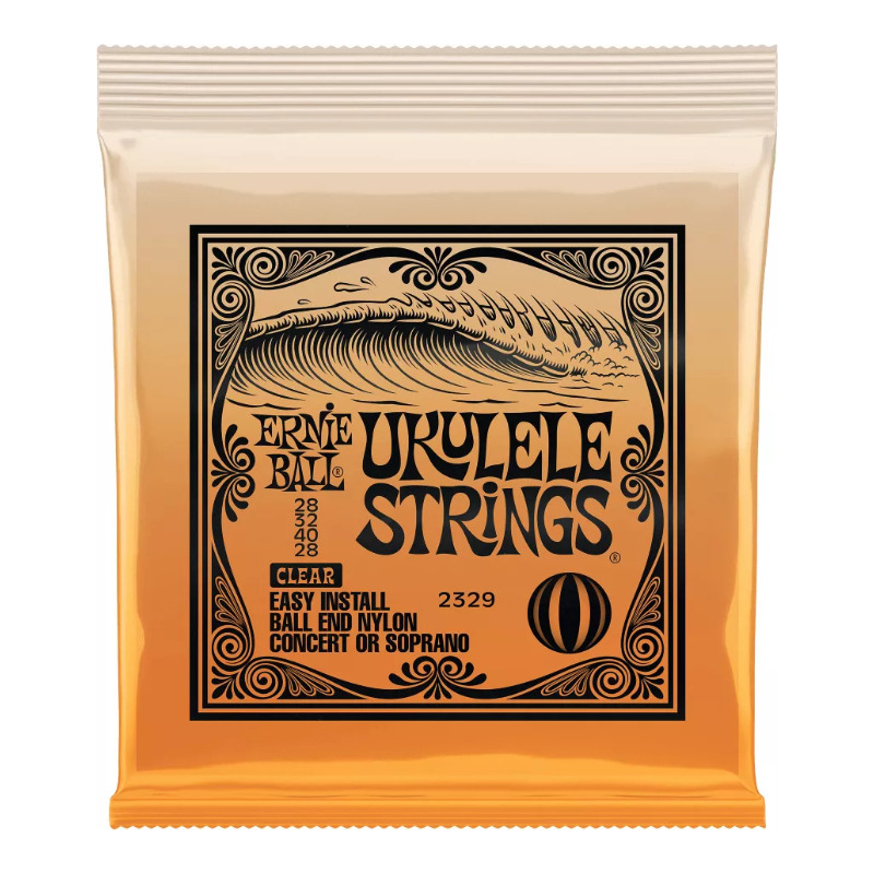 Ernie Ball Ukulele Strings CONCERT-SOPRANO CLEAR P02329