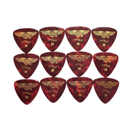PRODIGY PPL12RPM MEDIUM RED LAIKI BOUZ. PICKS 12 PCS