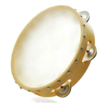 ANGEL APT-10 Tambourine Natural Leather large Size