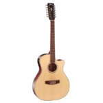 Cort GA-MEDX-12 Open Pore 12 String Electro/Acoustic Guitar