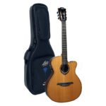 Lag Hyvibe TNHV15ACE Tramontane Nylon Hybrid Hyvibe 15 Auditorioum Cutaway Electro/Acoustic Guitar Lag Hyvibe TNHV15ACE Tramontane Nylon Hybrid Hyvibe 15 Auditorioum Cutaway Electro/Acoustic Guitar