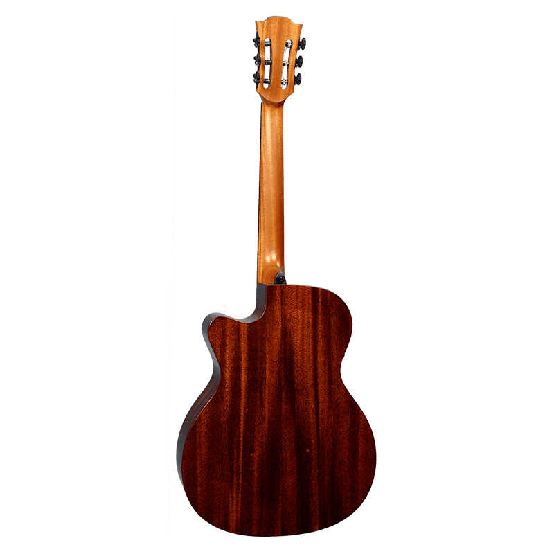 Lag Hyvibe TNHV15ACE Tramontane Nylon Hybrid Hyvibe 15 Auditorioum Cutaway Electro/Acoustic Guitar Lag Hyvibe TNHV15ACE Tramontane Nylon Hybrid Hyvibe 15 Auditorioum Cutaway Electro/Acoustic Guitar