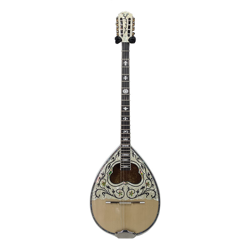 VAMVAKAS Bouzouki White Handmade In Greece