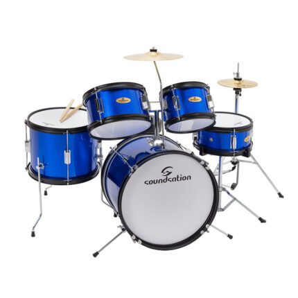 SOUNDSATION [JDK100-BL] Junior Kit 5 pcs Drum set Metallic Blue