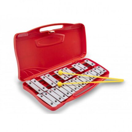 SOUNDSATION [SG-25N-RD] Chromatic Glockenspiel, 25 Notes With Red Case