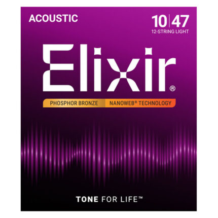 Elixir Nanoweb Bronze 12-String Light 10-47 (16152)