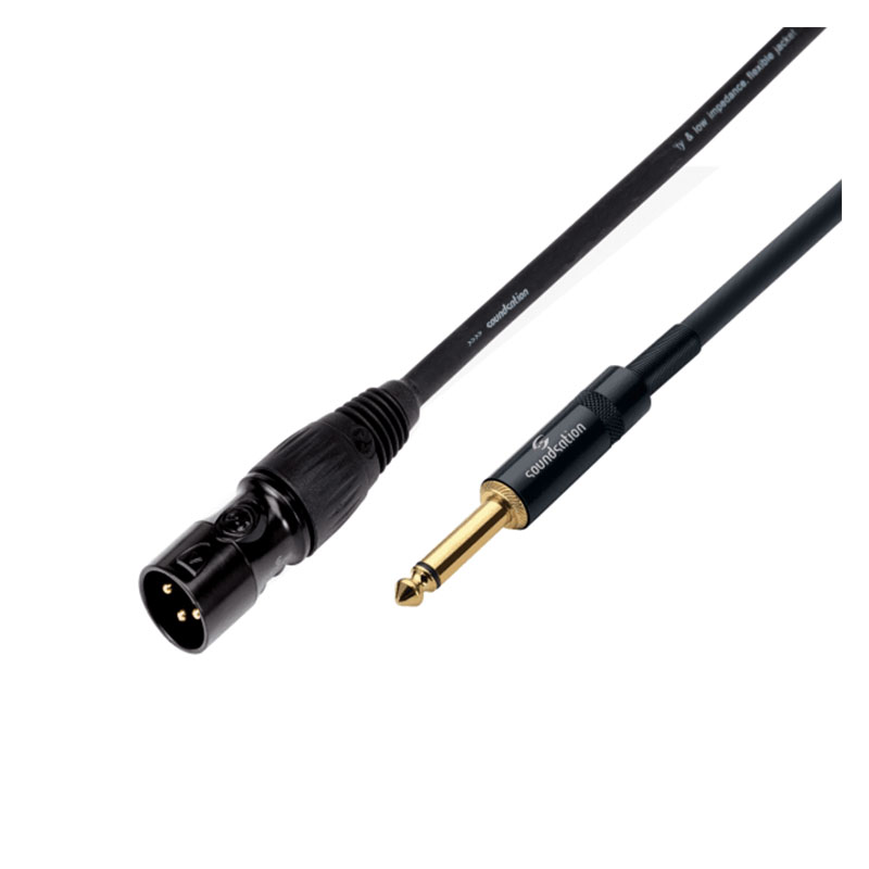 SOUNDSATION [WM-UXMJ05] Wiremaster Balanced Microphone Cable XLR(M)-6.3mm Jack MONO / 5m