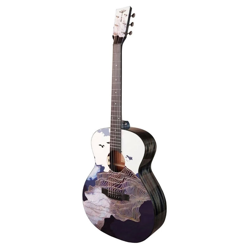 Tyma V-3E Ukiyoe Electro/Acoustic Guitar
