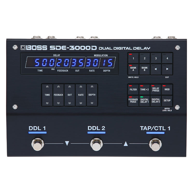 Boss SDE-3000 Dual Digital Delay Effect Pedal For Electric Guitar Boss SDE-3000 Dual Digital Delay Effect Pedal For Electric Guitar