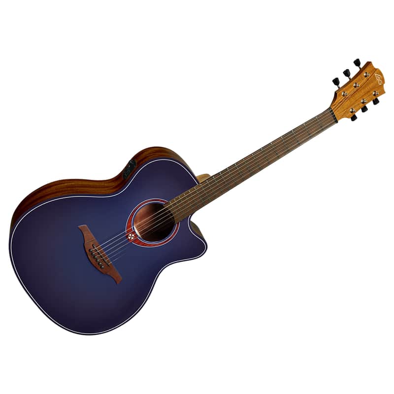LAG  T-BLUE-ACE Tramontane Auditorium Special Edition Blue Burst