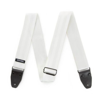 Dunlop DST7001WH Deluxe Seatbelt White Strap