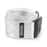 Dunlop DST7001WH Deluxe Seatbelt White Strap Dunlop DST7001WH Deluxe Seatbelt White Strap