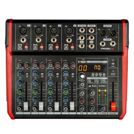 PROEL PLAYMIX8 Bluetooth/USB/EFFECTS Mixer