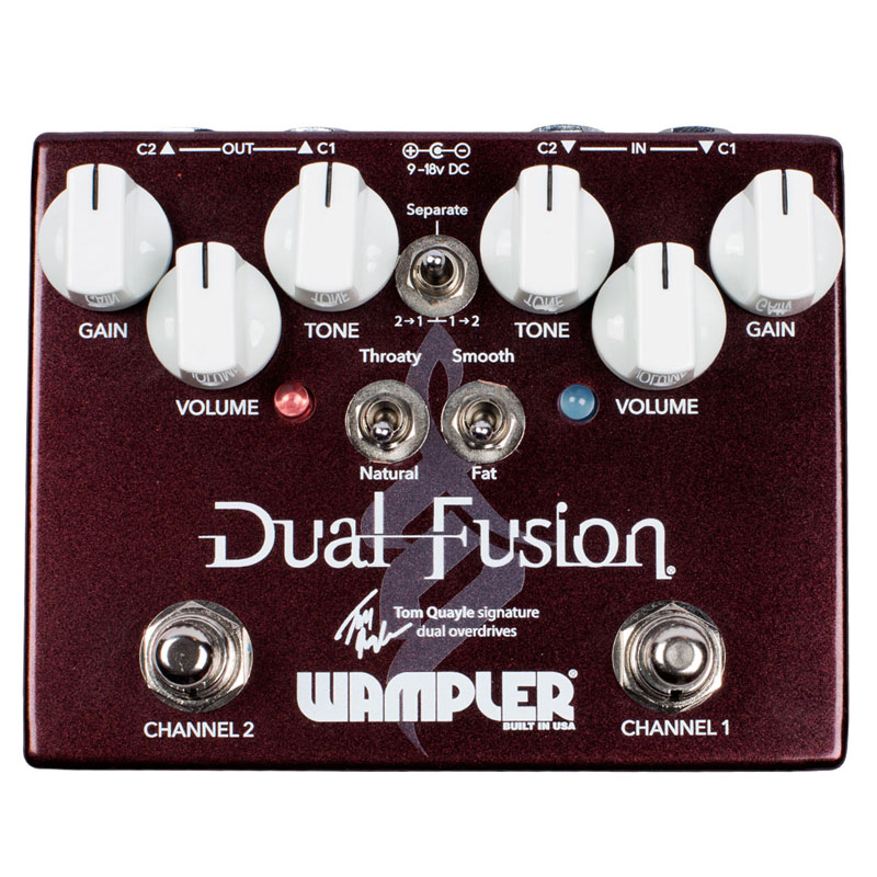 Wampler Tom Quayle Signature Dual Fusion Overdrive Pedal Wampler Tom Quayle Signature Dual Fusion Overdrive Pedal