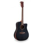 SOUNDSATION [EDGE ST DNCE-TBK] Dreadnought Cutaway Acoustic Guitar With Mahogany Armrest And Preamp