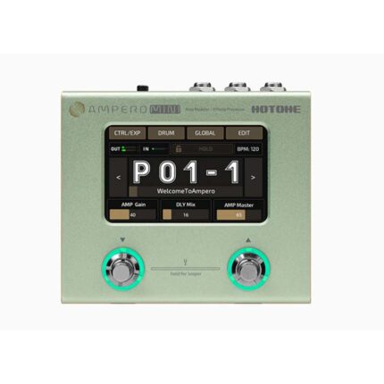 Hotone Ampero Mini Matcha MP-50MC Multi-Effect Pedal For Electric Guitar