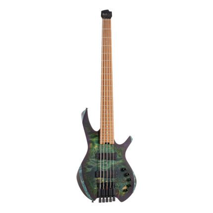 CORT SPACE5-SDG Star Dust Green 5 String Headless Bass Guitar CORT SPACE5-SDG Star Dust Green 5 String Headless Bass Guitar