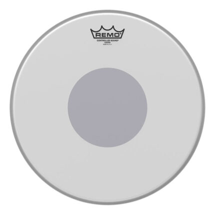 REMO 14 CONTROLLED SOUND COATED/BLACK DOT BOTTOM CX-0114-10