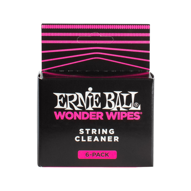 ERNIEBALL Wonder Wipes String Cleaner - 6 Pack P04277