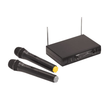 SOUNDSATION WF-V21HHB Dual VHF Plug And Play Wireless Microphone With 2 Handheld Mics (205.75 MHz - 209.8 MHz) SOUNDSATION WF-V21HHB Dual VHF Plug And Play Wireless Microphone With 2 Handheld Mics (205.75 MHz - 209.8 MHz)