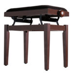SOUNDATION [SBH-103V-SRW] Adjustable satin finish piano bench