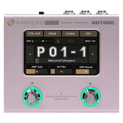 Hotone Ampero Mini Purple Taro  - MP-50PT Multi-Effect Pedal for Electric Guitar