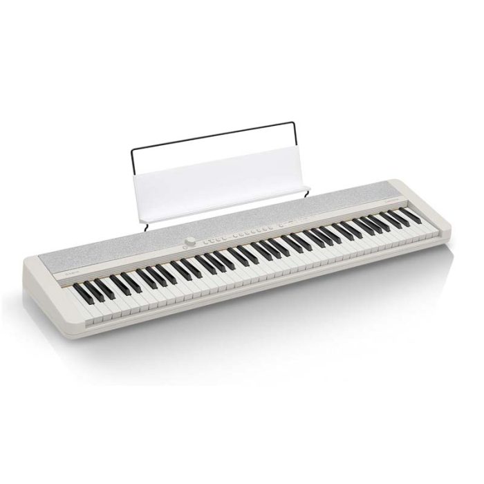 Casio CT-S1 76 WE Keyboard in Piano Look 76 Velocity-Sensitive Keys