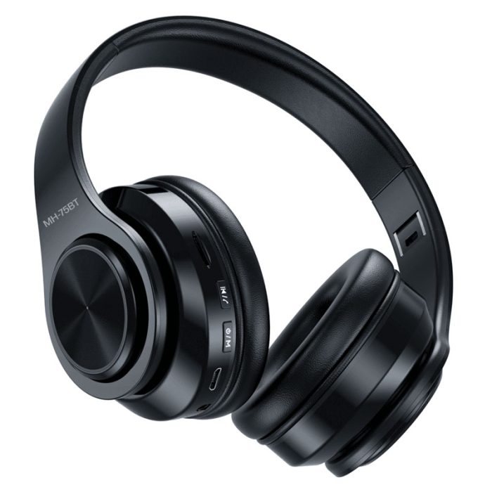 SOUNDSATION MH-75BT Adjustable Stereo Headphones With "BT Audio Streaming" Function And Audio Player