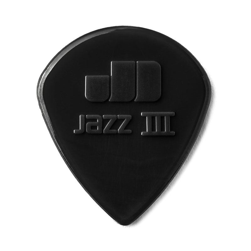 DUNLOP Jazz III XL Stiffo Pick Black  47PXLS - 6PLYPK