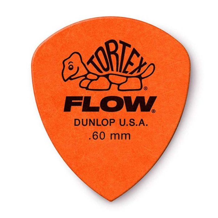 DUNLOP TORTEX® FLOW® Pick .60mm 558-060 6 Picks Pack