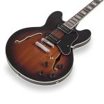 SOUNDSATION JAZZ-ROOT P BSB Double Cutaway Semi-Acoustic Guitar W/Single Coils