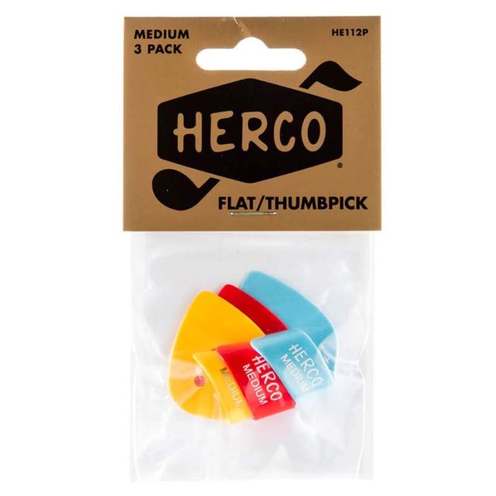 HERCO Medium Thumbpicks HE112P 3/PLYPK