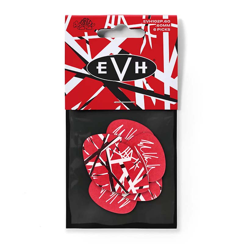 EVH® TORTEX® Frankenstein Pick .60mm - 6 Pack EVH102P.60