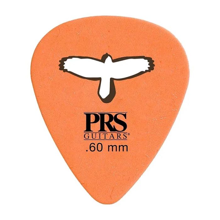 PRS DERLIN Punch Picks 12PCS ,0.60mm Orange