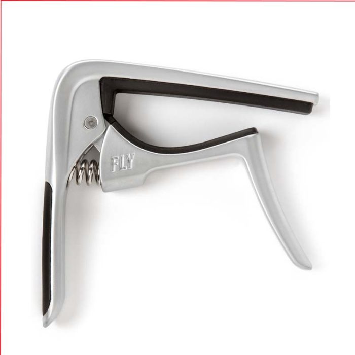 DUNLOP TRIGGER® FLY™ Capo Curced - Satin Chrome 63CSC