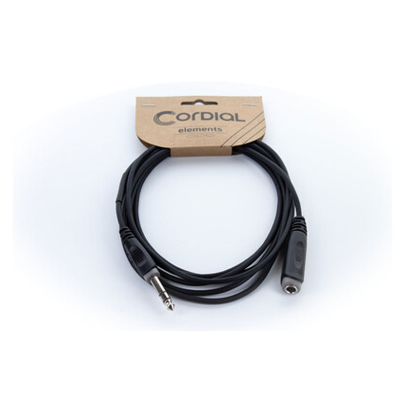 Cordial EM 5 VK Elements Jack 6.3 mm TRS Stereo/Balanced Male To Jack 6.3 mm TRS Stereo/Balanced 5m