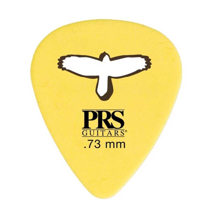Prs Derlin Punch Picks 12pcs ,0.73mm Yellow