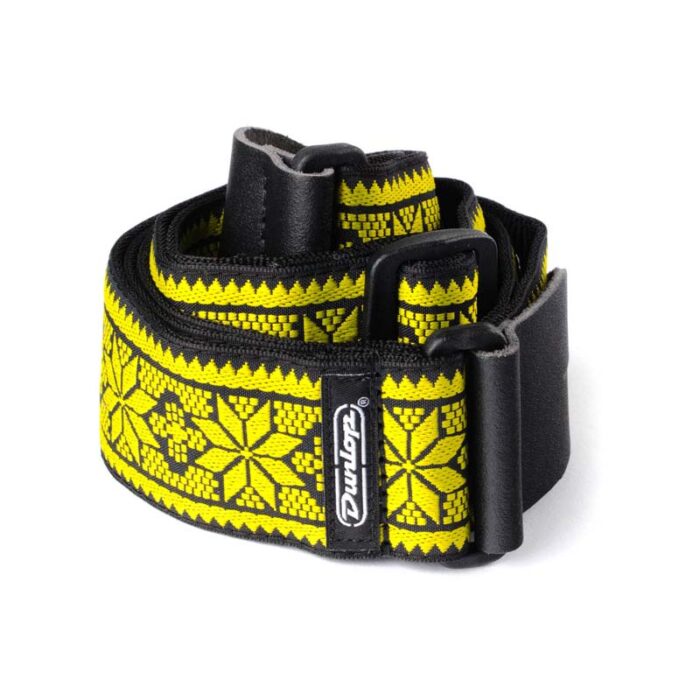 Dunlop Jacquard Fillmore Yellow Strap D6702YE
